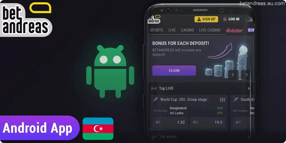 Betandreas tətbiq TOC